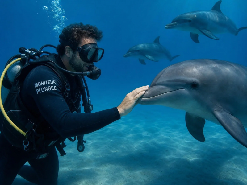 Interaction avec la faune en liberté