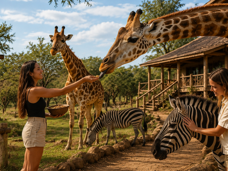 Hébergement « zoo à ciel ouvert »