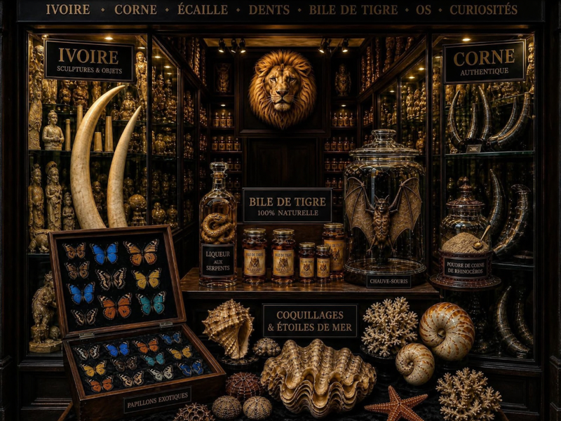 Achat de produits dérivés d'animaux