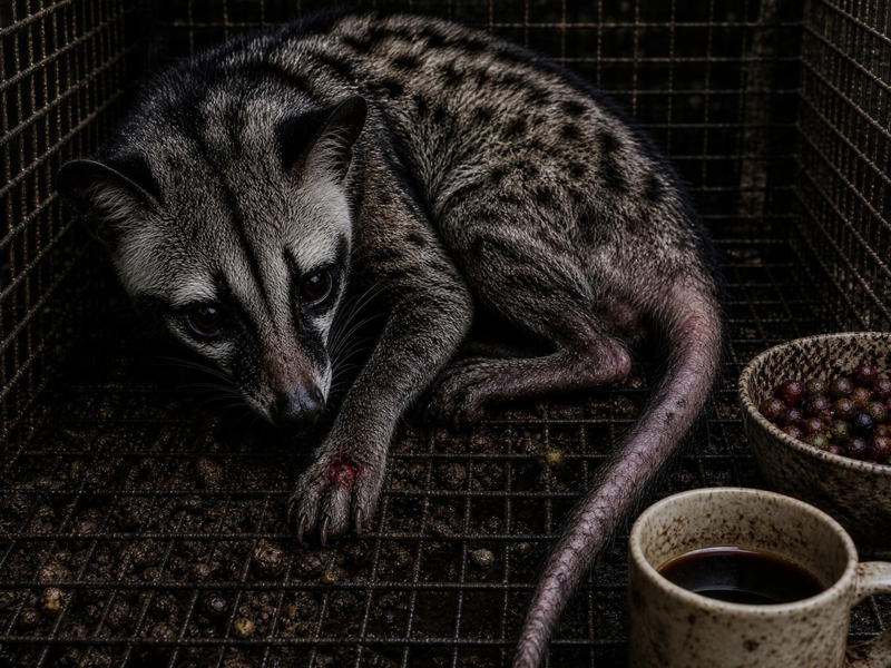 Produits issus d'exploitation d'animaux : Café Kopi Luwak